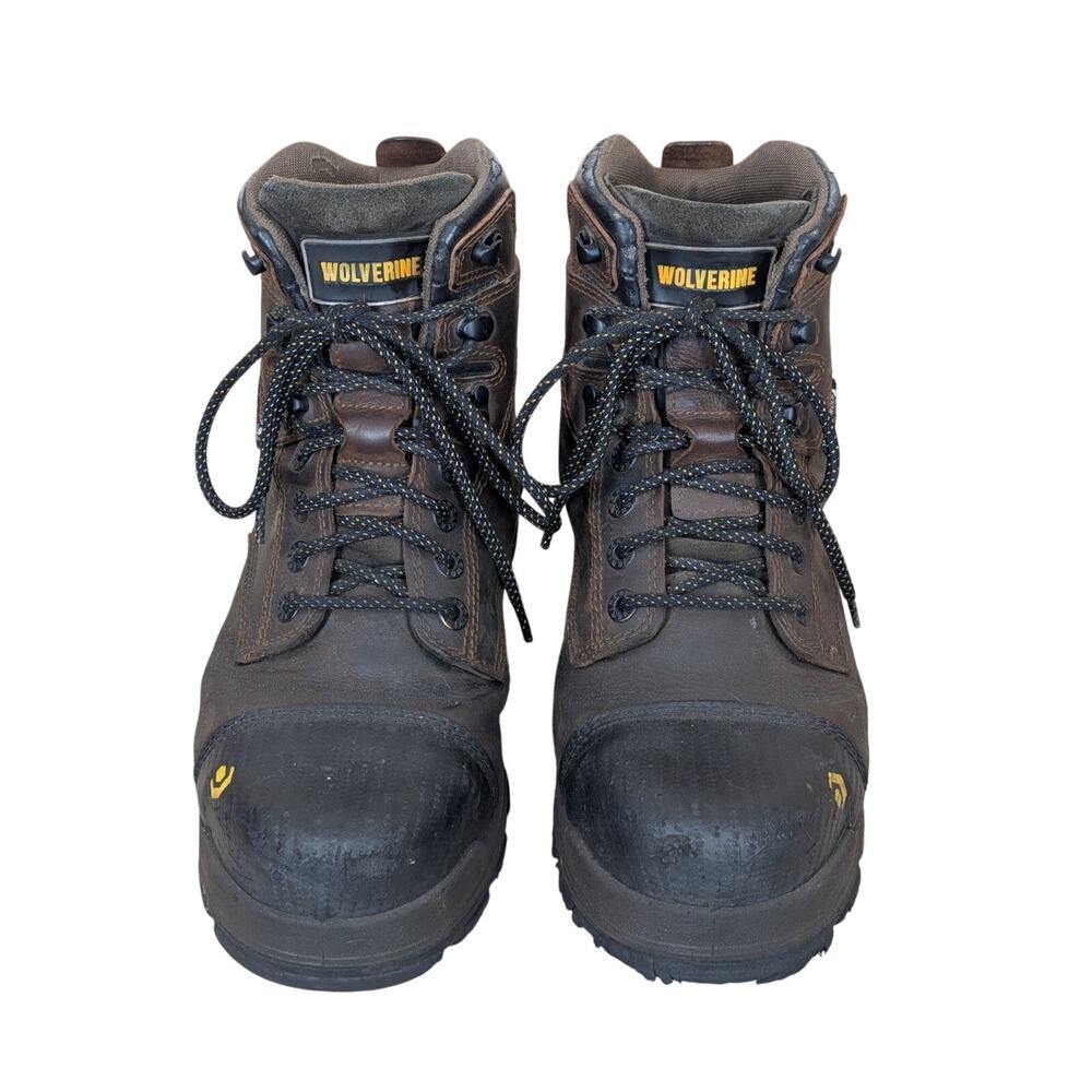 Wolverine Work Boots Mens Size 8.5 EW EPX Steel Toe Brown Leather Waterproof